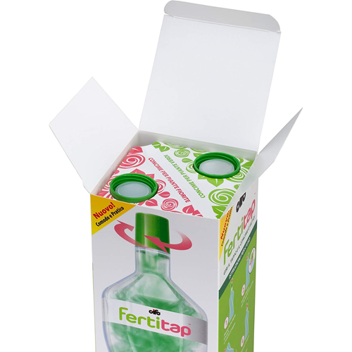 Cifo FERTITAP Bottiglia + 2 tappi monouso concime piante verdi - immagine 2
