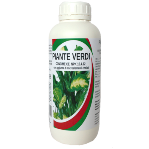 Bio ALT PIANTE VERDI Concime fogliare NPK 16.4.12 con microelementi chelati 1 LT