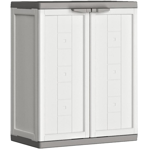 Keter JOLLY Armadio armadietto basso 1 ripiano regolabile - 68x39x85h Bianco