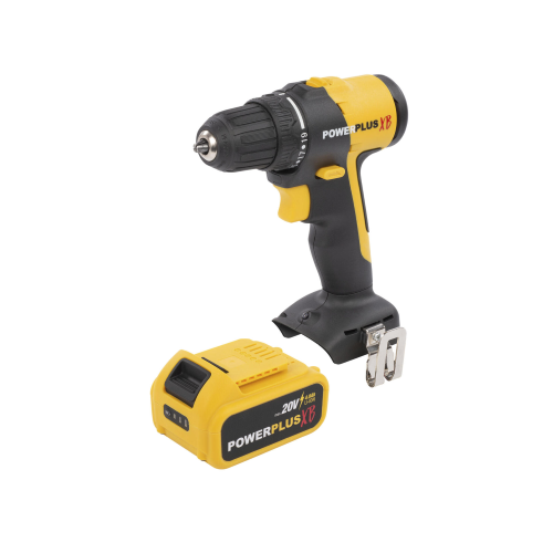 Powerplus KIT Trapano Avvitatore + Utensile Multiuso + Batteria 20 V 4.0 Ah - immagine 3