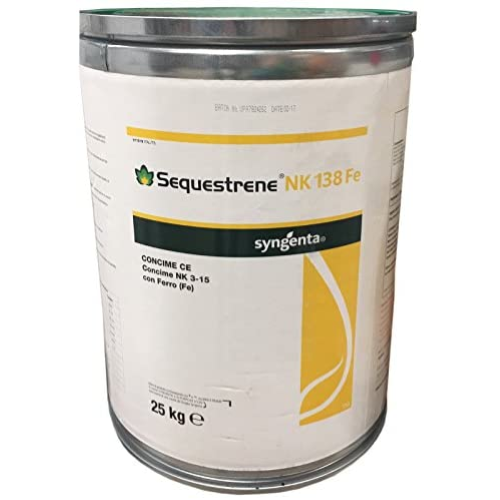 Syngenta SEQUESTRENE NK 138 Fe Concime rinverdente Chelato di ferro 25 KG