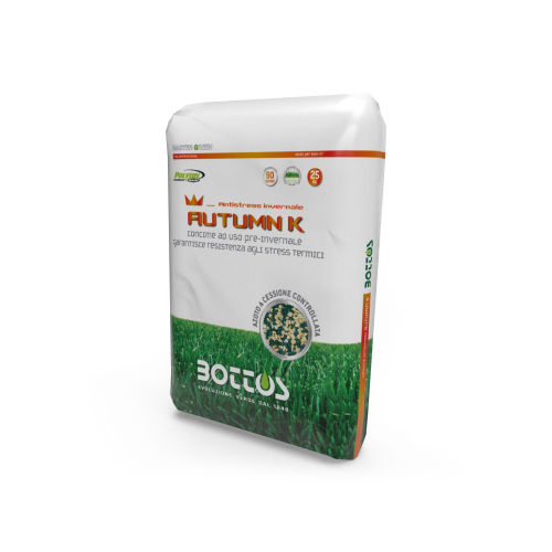 Bottos AUTUMN K 21-0-25 Concime fertilizzante prato ANTISTRESS da 25 KG