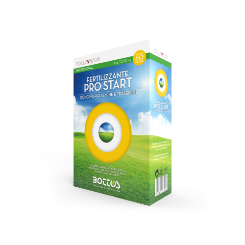 Bottos PRO START 13-24-10 Concime prato NUOVE SEMINE TRASEMINE da 4 KG