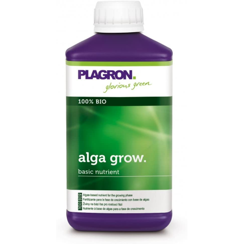 Plagron ALGA GROW NPK 4-2-4 Fertilizzante Crescita base di Alghe 1 LT