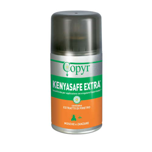 Copyr KENYASAFE EXTRA Insetticida mosche zanzare ricarica erogatore 250 ML