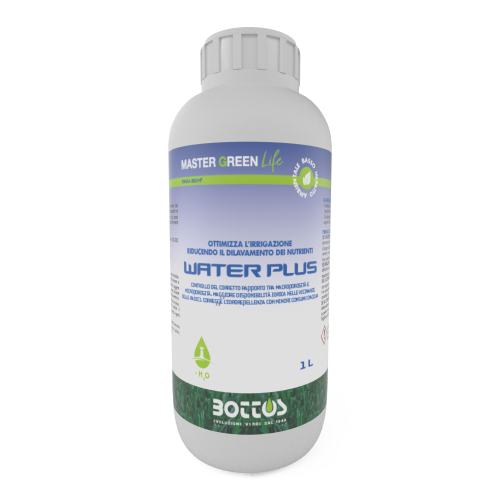 Bottos WATER PLUS Radicante tensioattivo per prato ottimizza irrigazione da 1 LT