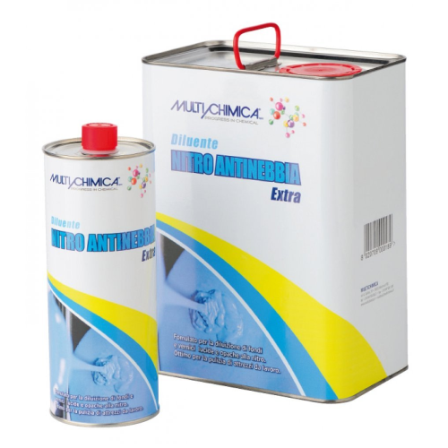 Multichimica DILUENTE NITRO ANTINEBBIA EXTRA Solvente Vernici sgrassatore 1 LT - immagine 2