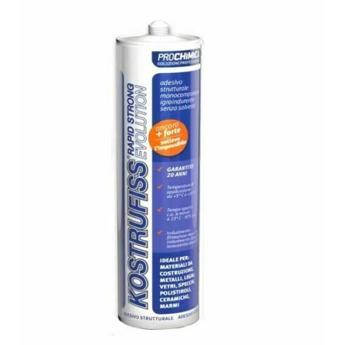 Prochimica KOSTRUFISS RAPID strong evolution adesivo strutturale permanente 310 ML