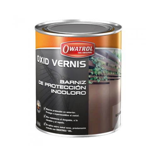 Owatrol OXID VERNIS OPACA Vernice protettiva incolore metalli 750 ML