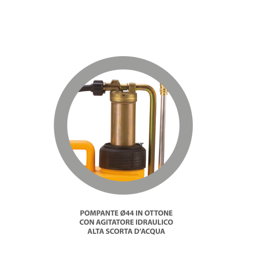 Volpi UNI 81 SF Pompa irroratrice a spalla pompante OTTONE 12 LT - immagine 3