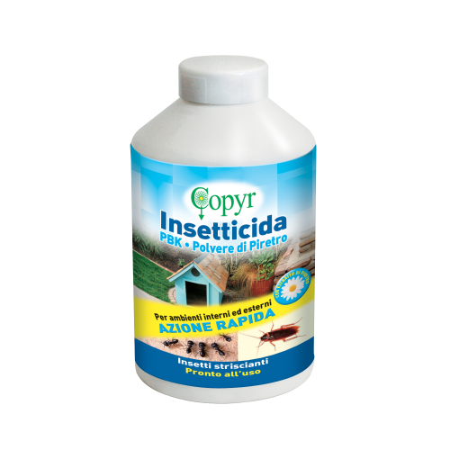 Copyr PBK Insetticida pronto uso polvere piretro formiche millepiedi blatte 250 GR