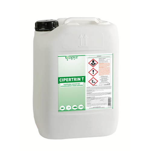 Copyr CIPERTRIN T Insetticida Cipermetrina Tetrametrina zanzare scarafaggi 10 LT