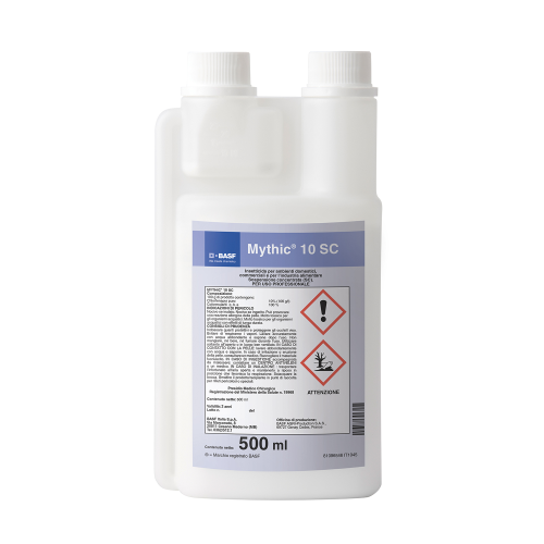 Basf MYTHIC 10 SC Insetticida cimici letto scarafaggi mosche industria alimentare 500 ML