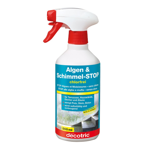 Decotric ALGEN SCHIMMEL STOP spray pareti contro alghe muffa muschio 500 ML