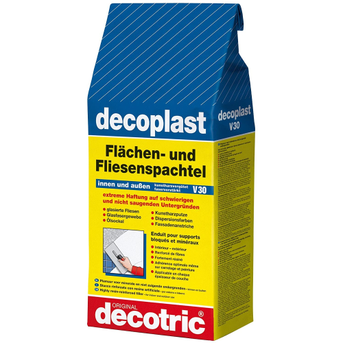 Decotric DECOPLAST V 30 Stucco per superficie minerale non assorbente 5 KG