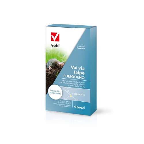 Vebi VAI VIA TALPE Fumogeno fumigante repellente talpicida 4 pz