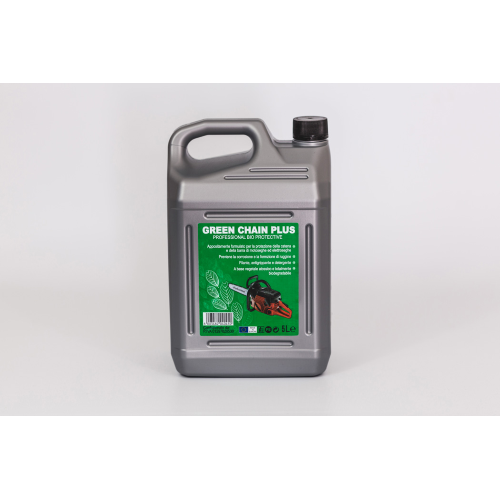 Green Chain Plus Olio Catene motoseghe lubrificante protettivo ecologico 4 LT 4 LITRI