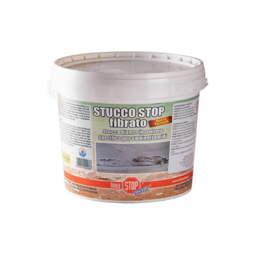 Dixi STUCCO STOP stucco bianco fibrato in polvere ambienti umidi antimuffa 1 KG