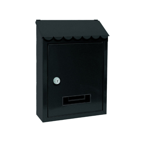 Utilia CAPRI Cassetta postale esterno con tettuccio cm 21x6X30 H NERO