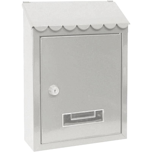 Utilia CAPRI Cassetta postale esterno con tettuccio cm 21x6X30 H GRIGIO