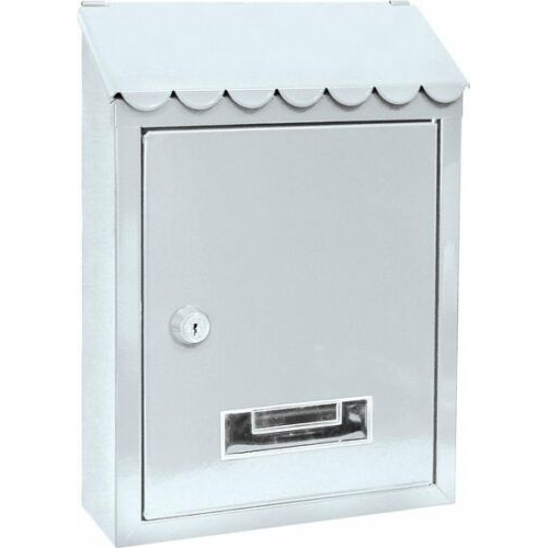 Utilia CAPRI Cassetta postale esterno con tettuccio cm 21x6X30 H BIANCO