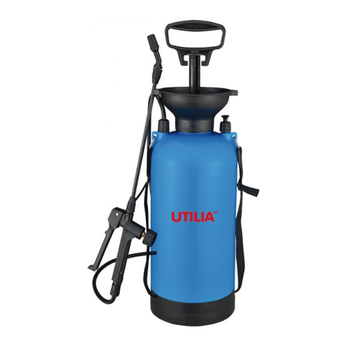 Utilia Pompa irroratrice a pressione con manometro agricoltura giardinaggio 5 LT