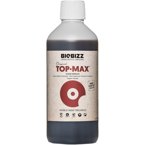 BioBizz TOP MAX Fertilizzante Stimolatura Fioritura Acidi Umici 500 ML
