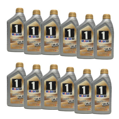 12 X Mobil 1 FS 0W40 Olio motore diesel e benzina 1 LT