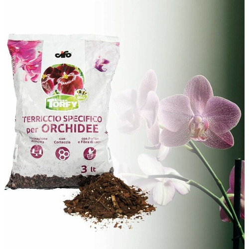 Cifo TORFY ORCHIDEE Terra terriccio substrato 3 LT - immagine 3
