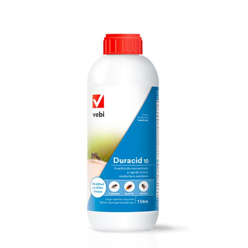 Vebi DURACID 10 Insetticida concentrato cipermetrina azione rapida 1 LT