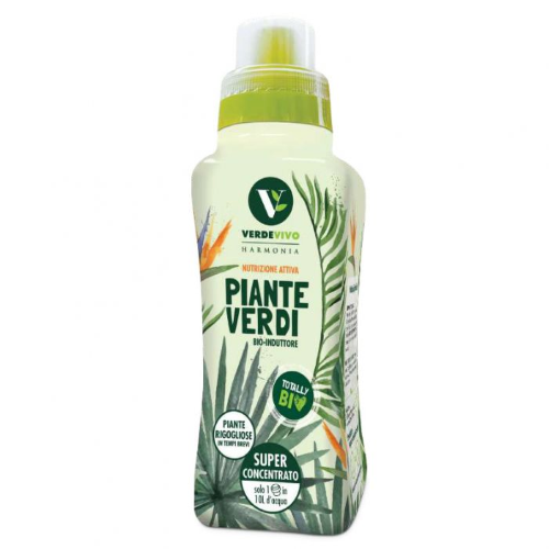 VerdeVivo HARMONIA PIANTE VERDI Concime Bioinduttore amminoacidi vitamine 500 GR