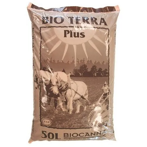 BioCanna' BIO TERRA PLUS Terriccio substrato concimato biologico 50 LT