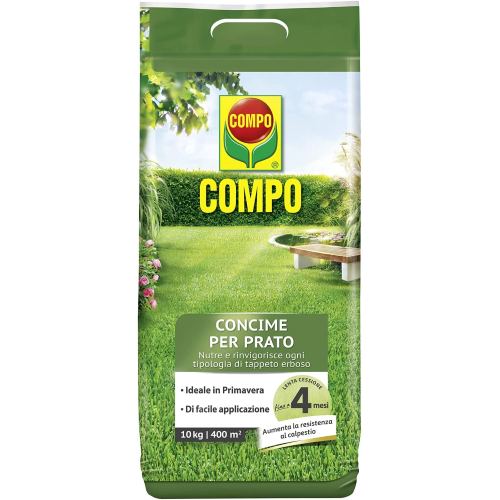 Compo Concime PRATO nutre rinvigorisce tappeto erboso 10 KG