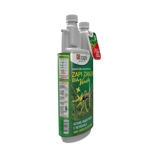 Zapi TATOR BIA VERDE Insetticida concentrato Zanzare Tigre Mosche 1 LT 1 LITRO - immagine 3
