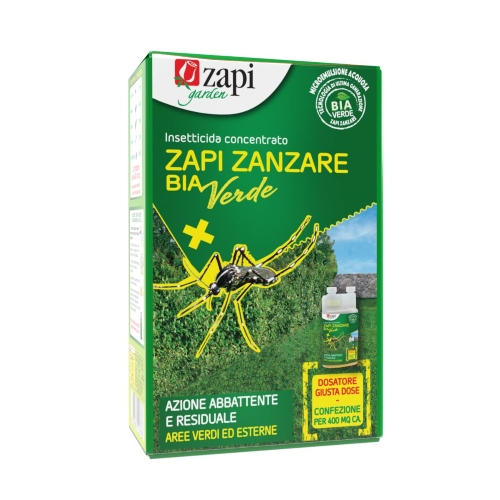 Zapi TATOR BIA VERDE Insetticida concentrato Zanzare Tigre Mosche 250 ML