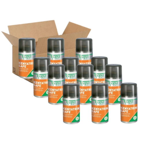 48 X Copyr KENYATRIN SAFE Insetticida mosche zanzare ricarica erogatore 250 ML