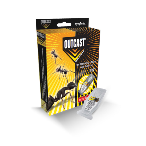 Colkim OUTCAST Trappola esca insetticida formiche pronto uso 3 box