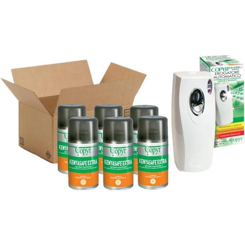 Copyr COPYRMATIC erogatore + 6 KENYASAFE EXTRA ricarica 250 ML - immagine 2
