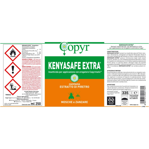 Copyr COPYRMATIC erogatore + 3 KENYASAFE EXTRA ricarica 250 ML - immagine 3