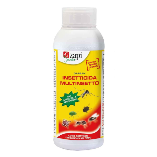 Zapi GARBAN Insetticida Cipermetrina 10% Zanzare Mosche Scarafaggi 1 LT