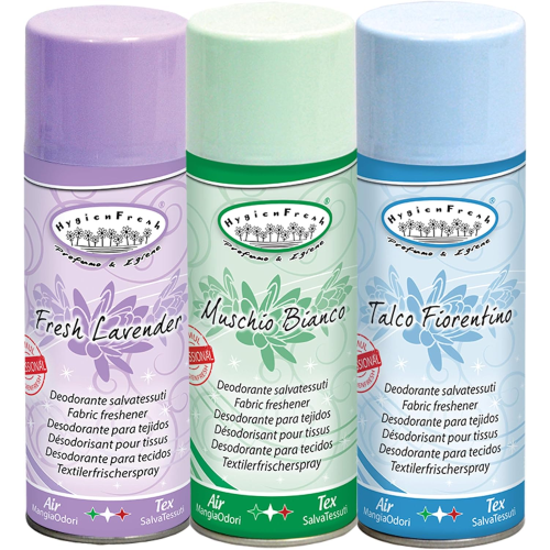 HygienFresh DEOSPRAY Deodorante MUSCHIO BIANCO + TALCO FIORENTINO + FRESH LAVENDER 400 ML