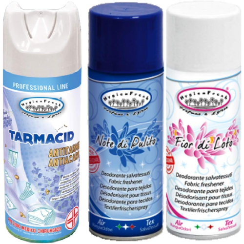 HygienFresh DEOSPRAY Deodorante NOTE PULITO + FIOR DI LOTO + TARMACID 400 ML