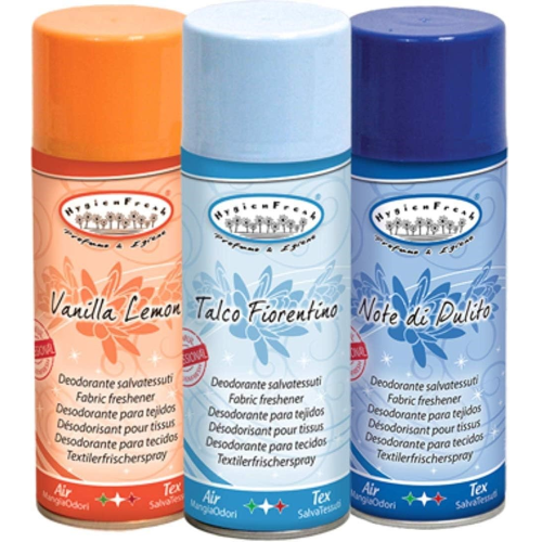 HygienFresh DEOSPRAY Deodorante VANILLA LEMON + TALCO FIORENTINO + NOTE DI PULITO 400 ML