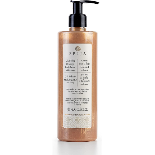 Prija BAGNOSCHIUMA CREMOSO Vitalizzante al Gingseng Vegan friendly 380 ML