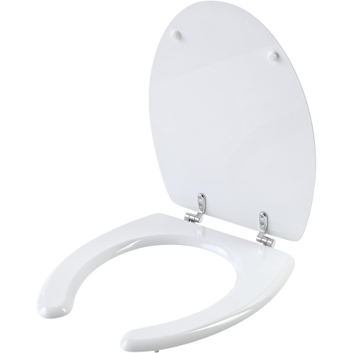 Feridras 878002 Copriwater Universale mdf per disabili Legno Bianco, 6x39x47 cm