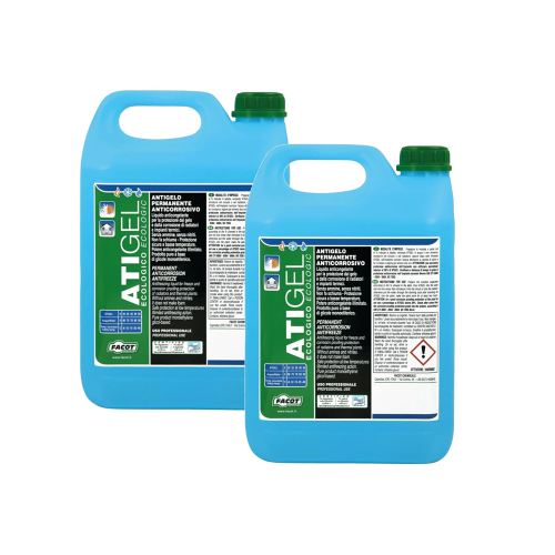2 X Facot ATIGEL Antigelo Glicole Monoetilenico auto radiatori impianti termici pannelli solari 6 KG