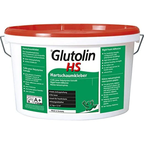 Decotric GLUTOLIN HS Collante adesivo per polistirolo espanso Depron uso interno 8 KG