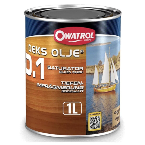 Owatrol DEKS OLJE D1 Olio protettivo legno imbarcazioni 1 LT