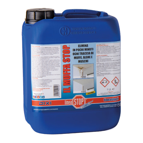 Dixi MUFFASTOP sanificante elimina muffa alghe muschi 5 LT - immagine 2
