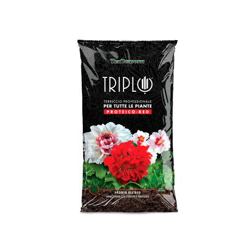 Tercomposti TRIPLO SUPER FIORITURA RED Terra Terriccio substrato 45 LT LITRI 45